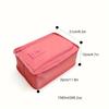 1/5pc Portable Foldable Shoe Storage Bag - Durable Fabric Travel Organizer with Multiple Compartments, Lightweight
