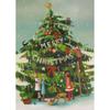 Vintage Christmas Metal Wall Decoration, Holiday Sticker Sign