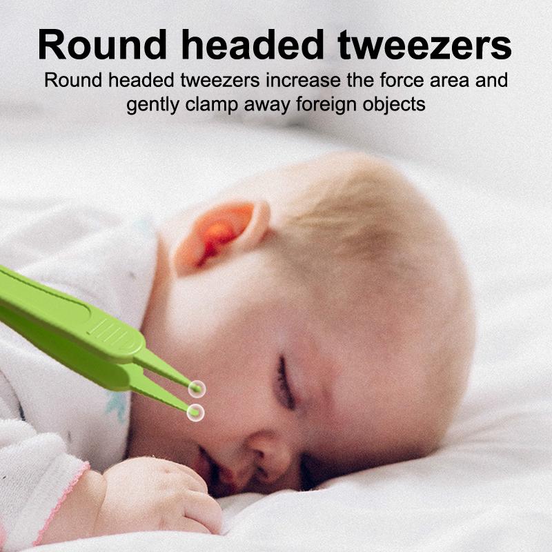 4PCS Newborn Baby Nail Scissor Baby Nail Care Tool Kid Safe Portable Nail Clipper Trimmer Tweezer With Box Children Manicure Kit