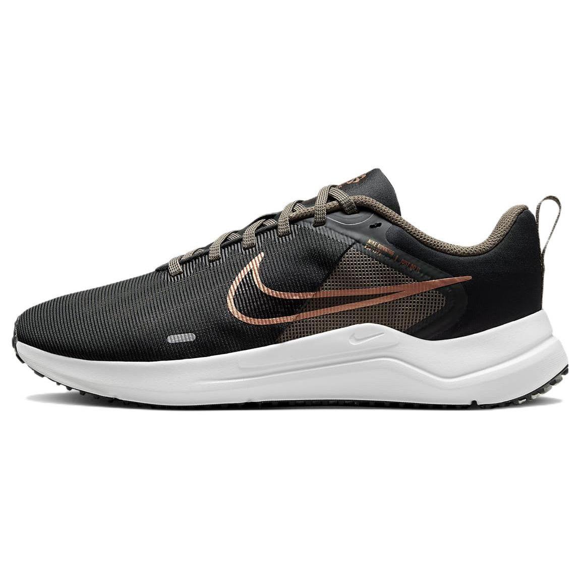

Nike Downshifter 12 Dark Smoke Grey Metallic Copper Women Sneakers Olive-Grey Metallic-Silver DD9294-008 36.5
