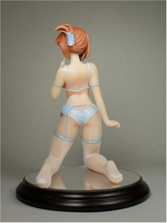 Two Hearts 2 Komaki Manaka Underwear Apron Pastel Blue Standard Edition Scale Polystone Painted Finished & Ver. (1/6 Figure)