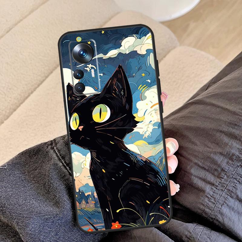 Funny Cute Cat For Xiaomi POCO C65 F5 X5 X4 X3 Pro F3 F4 M5s Mi 14 13 Pro 11T 12T 13T 12 Lite Phone Case