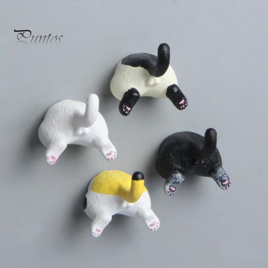 Decorative Cat Magnets 3D Butt Refrigerator Magnet, Kitten Ass Whiteboard Cabinet Fridge Office Locker Home Kitchen Decoration Gift for Lovers Lover