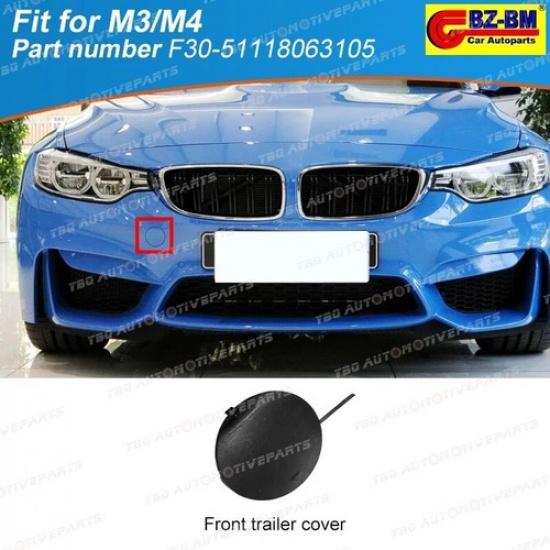 PAINTED Front Bumper Tow Hook Cover For BMW M3 F80 Sedan 2014 2015 2016-