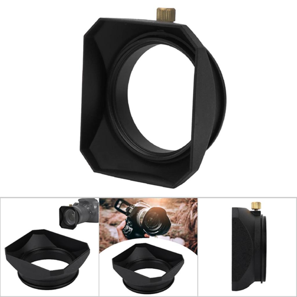 Quadratische Gegenlichtblende Zubehör für spiegellose Kameras Digitale Videokamera Objektivfilter