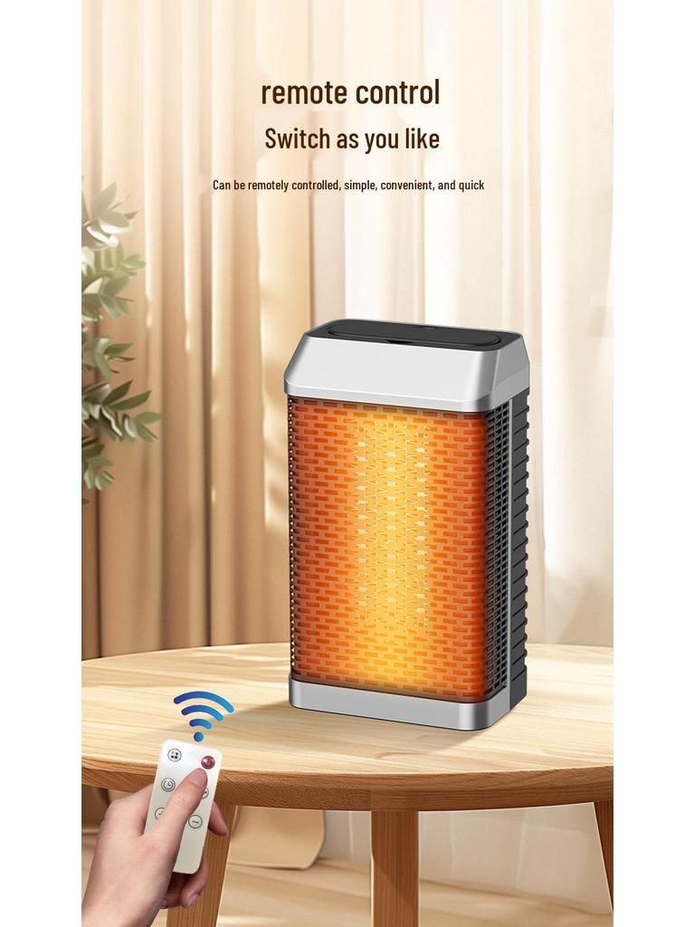 Compact PTC Desktop Heater: Quick-Heating, Intelligent Oscillation, New In Stock