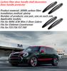 Fits for BMW MINI JCW Cabrio Clubman Countryman F55 F56 F57 F60 Carbon Fiber Door Handle Shell Decoration Door Handle Protector