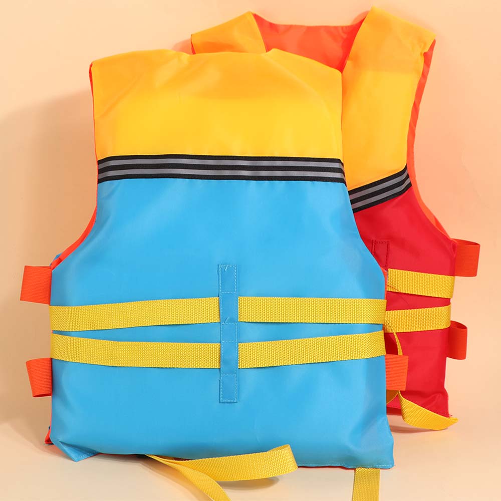 Portable Marine Safety Vest with Whistle Buoyancy Vest Flood Control Boating Vest Fishing