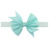 European & American Baby Bow Swallowtail Headband - 21 Solid Colors