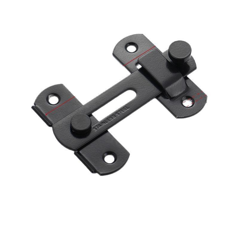 

1 шт. Защелка для ворот, защелка для раздвижной амбарной двери для запирания, матово-черная нержавеющая сталь, защелки для ворот, откидная защелка, предохранительный дверной засов, замок-защелка