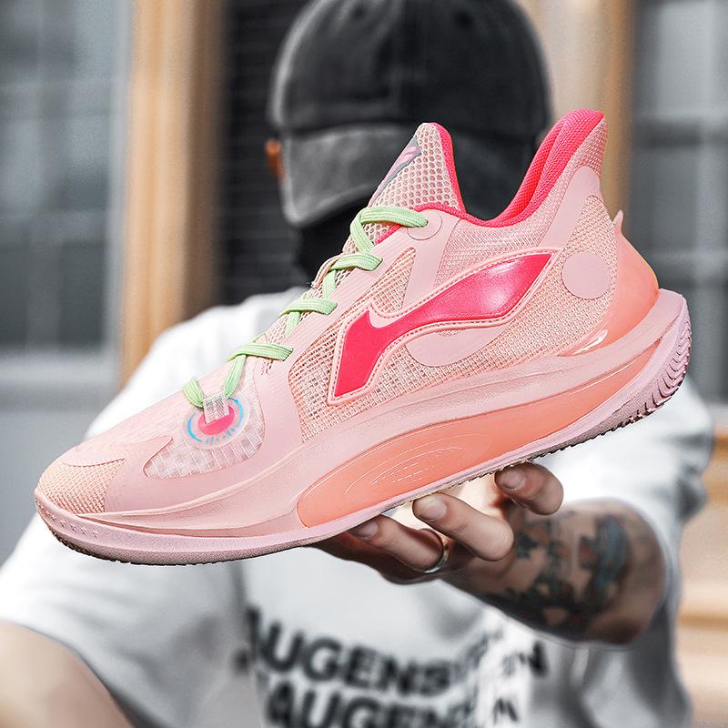 Practical basketball shoes, breathable sports shoes, sports shoes, casual sonic cement floor shock absorption 11 non-slip students, excellent price