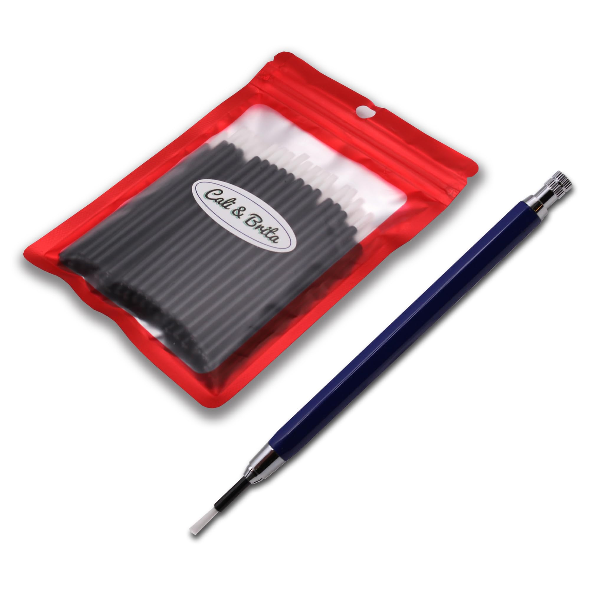 

Set Brushes for Plastic and Putty Brush Cali&Brita [50-Piece + Holder] Glue, Cement, Models, Figures, Surfacer, (Large + Holder)