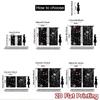 2D flat Photography Backdrop Background cloth Dark Floral Leaves 100% Polyester Festive Holiday Perfect for Suitable for