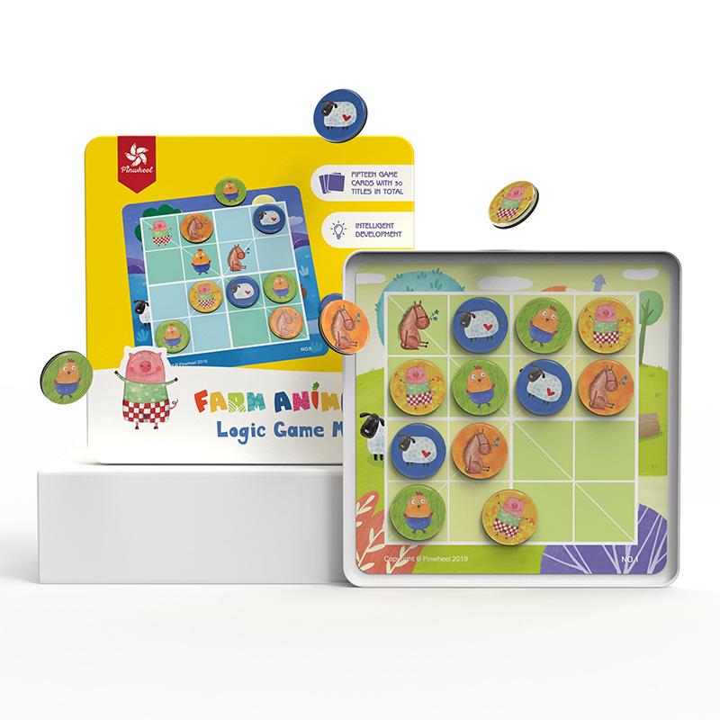 Pinwheel Children's Magnetic Sudoku Logic Puzzle Game for Elementary Students