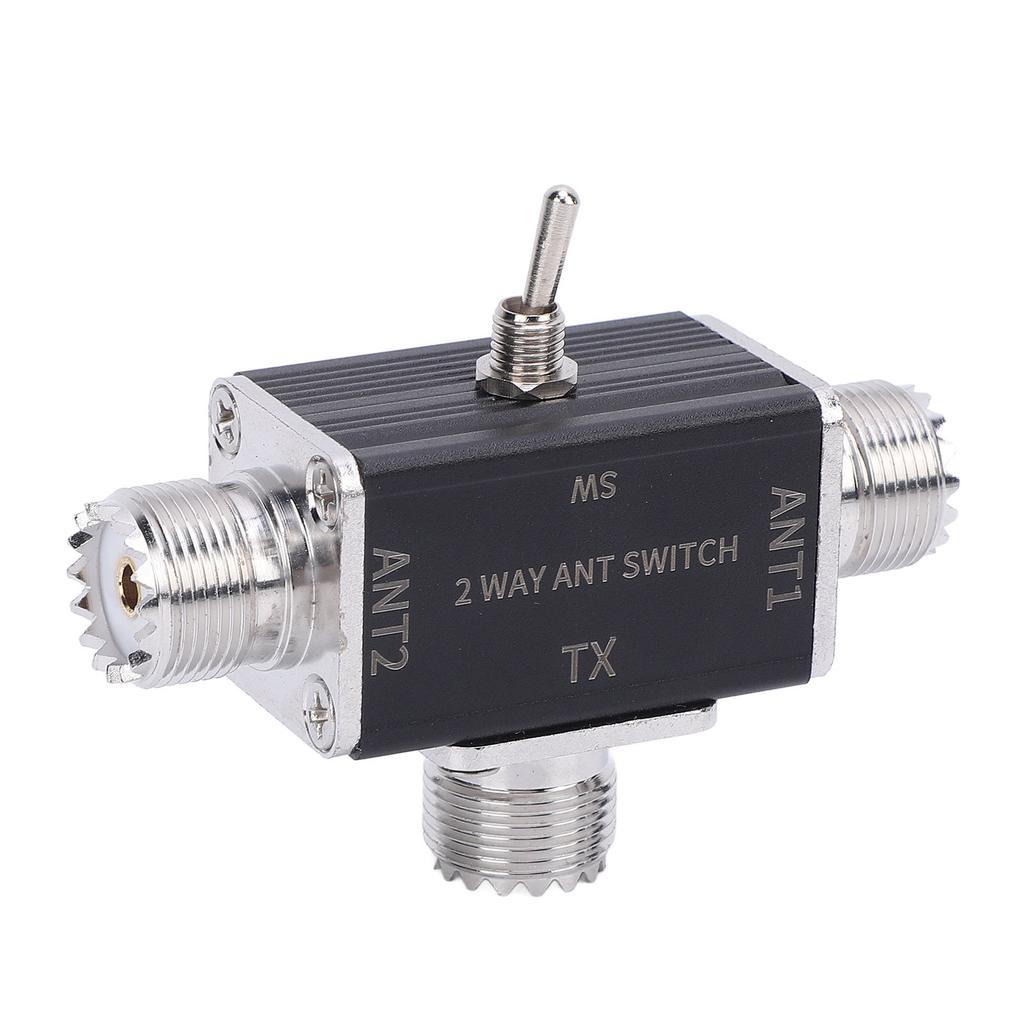 Comutator de antenă CB HAM cu 2 căi, 100W, conector 239, comutator de antenă pentru 1 până la 30MHz HAM CB HF VHF UHF