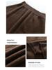 High-Waisted A-line Wool Sequin Umbrella Skirt – Mid-Length Slimming for Autumn/Winter