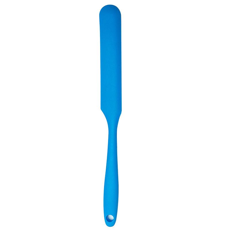 Kitchen Heat-Resistant Silicone Jar Spatula Scraper Long Handle Cake Butter Cream Scraper Tool