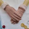 Soft Fleece Cuffs Women's Mittens Warm Touchscreen Gloves New Cycling Mittens  Women's