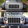Front Grill Mesh Inserts For  For  JK JKU Sport  Rubicon Sahara Unlimited 2007-2018 Exterior Accessories