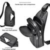Men's 2024 High-End Waterproof Multifunctional Crossbody Bag - Casual Fashion Chest & Shoulder Bag