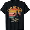 Lake Ontario Est 1615 Camping T-Shirt