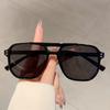 Popular Pilot Designer Trends Shades Oversize Decoration Gradient Women's Sunglasses Outdoor Brand Men's Sun Glasses