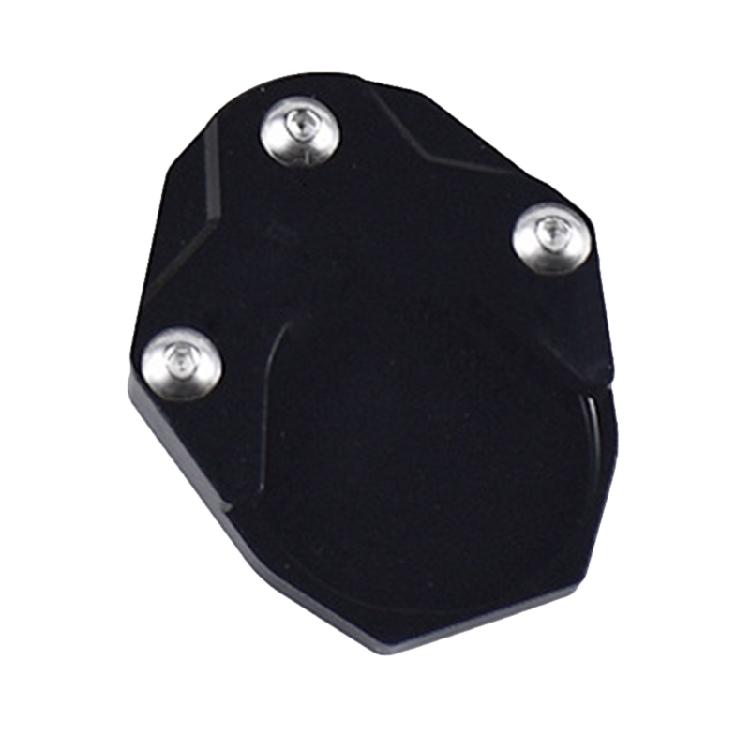 Colorful Motorcycle Kickstand Pad Extender Aluminum Foot Side Stand Extension чёрный