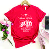 Funny Beam Me Up This Place Sucks Tshirt Retro Fashion Tv Shirt Streetwear Retro St5 Shirts Unisex Short Sleeves Casual Tops