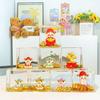 Acrylic Cartoon God of Wealth Figurine with Wobbly Sand Display