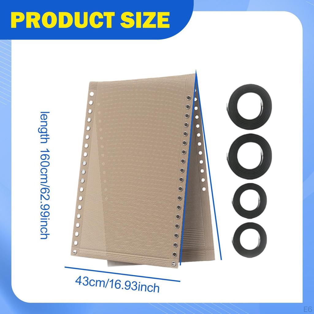 Chair Replacement with Bungee Cord Kit, Breathable , Folding Net Repair Kit for Chairs