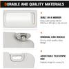 Sun Visor For 2009-2013 Subaru Forester, Left Driver Side Gray Sunvisor Replacement 92011SC033LO