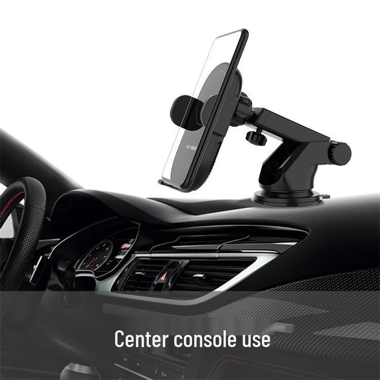 Suport auto cu senzor infraroșu de 15W și încărcător wireless pentru telefon