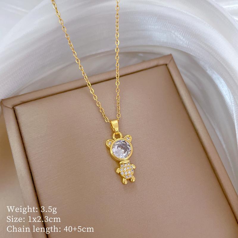 Planet Starry Sky Full Of Diamonds, Slightly Inlaid Design Temperament Shining Necklace Female, Simple Pendant