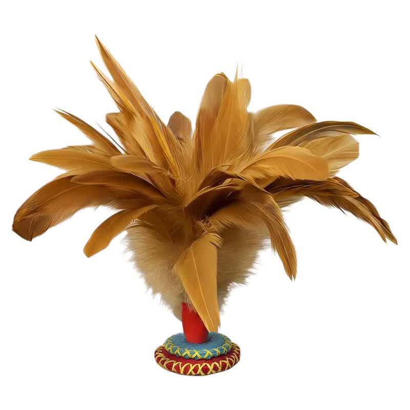 Handmade Feather Shuttlecock (Jianzi)