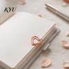 Decorative Page Markers 10PCS Rose Gold Metal Paper Clips, Cartoon Shape Clips Bookmarks, Creative Documents Organizers for Office And School