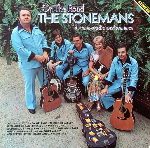 

LP Record STONEMANS On The Road A Live InStudio Perf CMH6219 CMH Records 1977 US CountryFolk Used