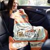 1pc Pochacco's Pastel Party Blanket, Home Decorative Throw Blanket for Family and Friend, Soft Warm Bedding Coverlet, All Seasons Use, Unique Gift Ide