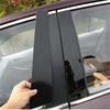6PCS Black Pillar Posts Covers Door Trim For Range Rover Sport 2014-2022