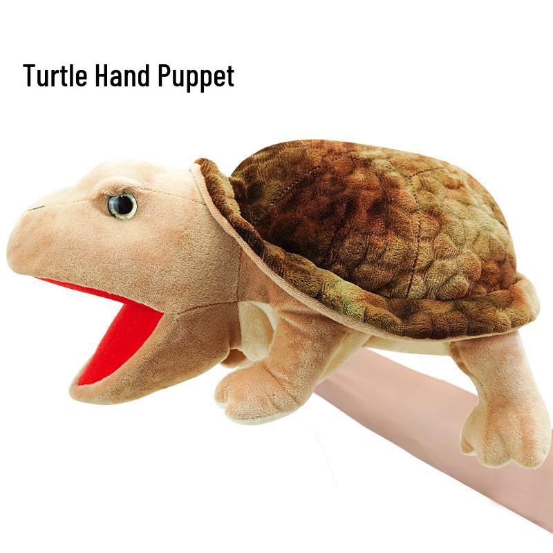 Cartoon Animal Hand Puppet Plush Doll for Kids' Interactive Play