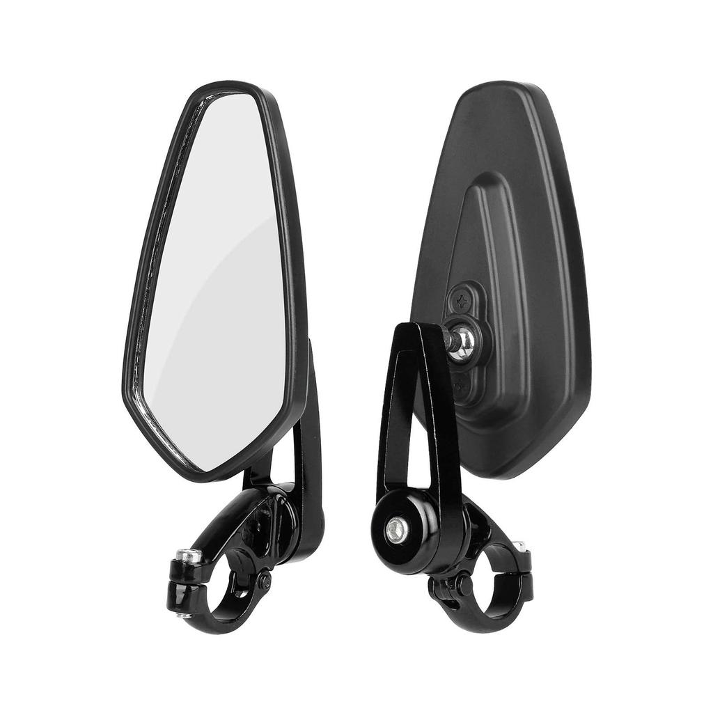 Black 7/8 22mm CNC Motorcycle Rearview Mirrors