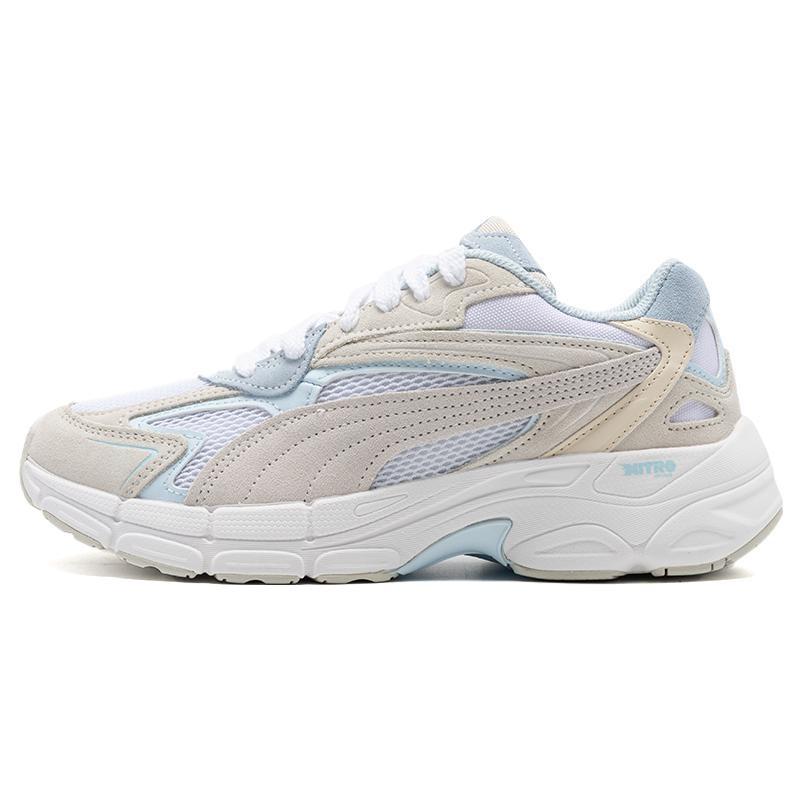 PUMA Teveris Nitro White Grey Icy Blue Unisex 388774-26 EU 44.5