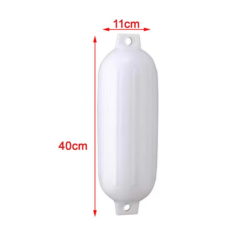 4 Pieces Boat Fenders for Docking 11x40cm with Needles and Air Pump for Boats Sport Sailboats Accessory Boat Bumpers