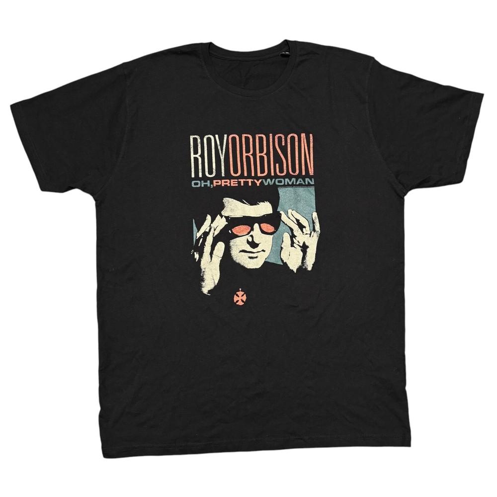 Roy Orbison Shirt XL Black Tour Concert Rock Band Tee Elvis Presley The Beatles Unisex T-Shirt XXXL