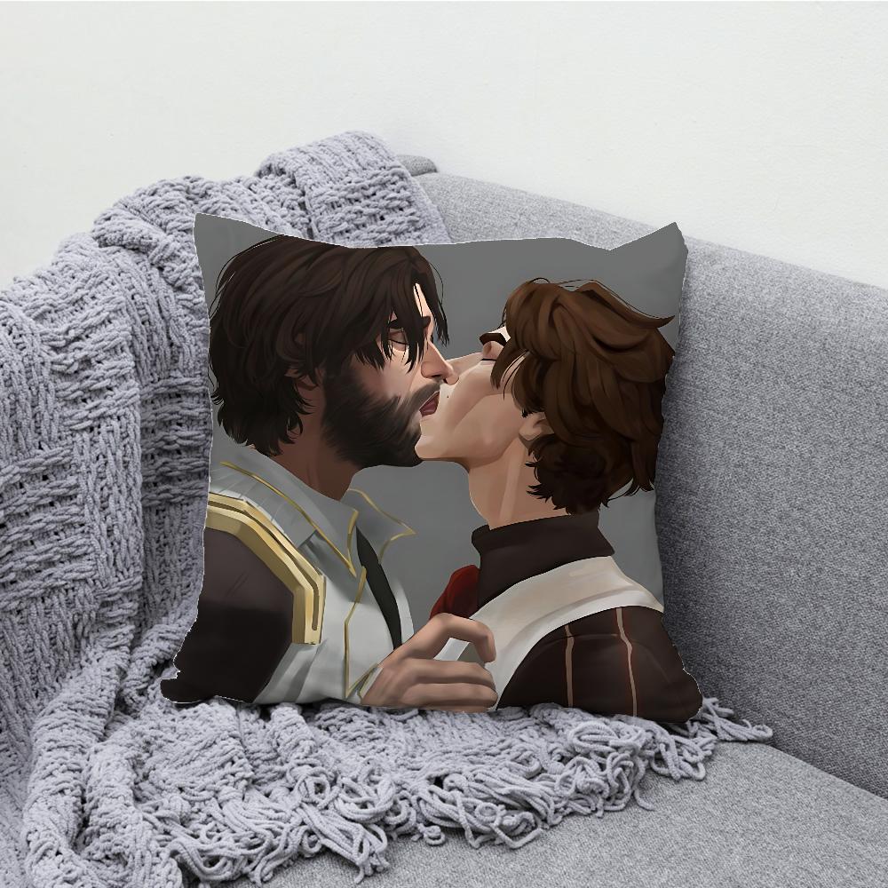 JayVik Jayce Viktor Funda de Almohada Fundas Suaves para Cojines para Decoración de Sofá de Granja Decoraciones para el Hogar y Funda de Almohada Protectora