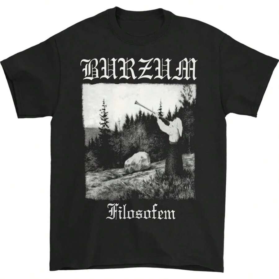 

Унисекс футболка норвежской блэк-метал группы BURZUM K Dark Punk S