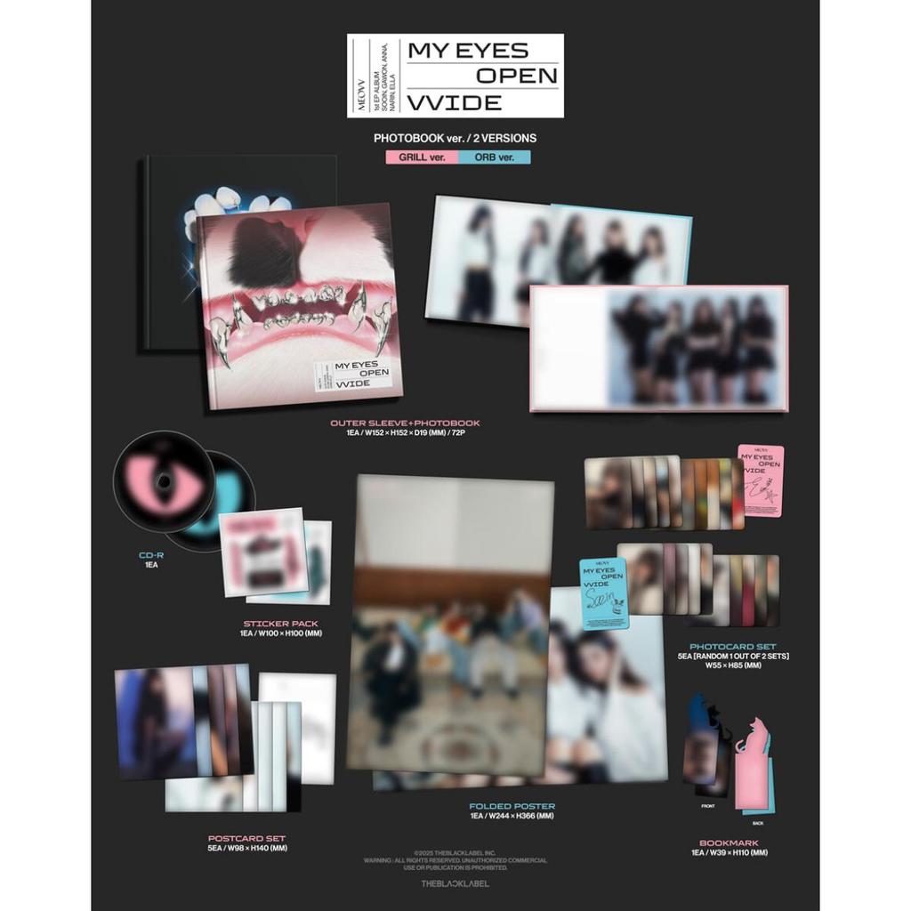 MEOVV MOJE OCZY OTWARTE VVIDE / 1. EP Album (FOTOKSIĄŻKA wer.)