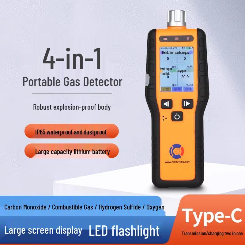 Marine Chiyang CY-GAS02 Portable Gas and Oxygen Detector with Self-Suction Pump and CCS Certification Other другой