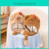 Plush Hat Capybara Movable Ears Winter Warm Cartoon Animal Hats Decorations