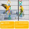 20pcs Link Clip Plastic Hooks Interchangeable Link for Classroom Playroom Children Learning Toy Parrots Bird Toy