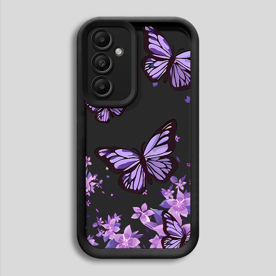 INS Retro Butterfly Case for Samsung Galaxy A52 A54 A31 A25 A26 A23 A34 A73 A32 A22 A21s A53 A24 Soft Cover